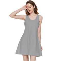 Drizzle Grey Inside Out Racerback Dress