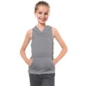 Drizzle Grey Kids  Sleeveless Hoodie View1