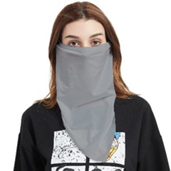 Drizzle Grey Face Covering Bandana (triangle)