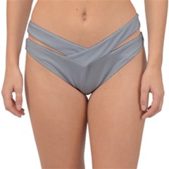 Drizzle Grey Double Strap Halter Bikini Bottom