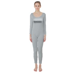 Glacier Grey Long Sleeve Catsuit by FabChoice