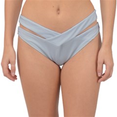 Glacier Grey Double Strap Halter Bikini Bottom