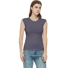 Graphite Grey Women s Raglan Cap Sleeve Tee