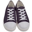 Graphite Grey Women s Low Top Canvas Sneakers View1