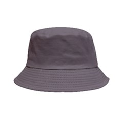 Graphite Grey Inside Out Bucket Hat by FabChoice