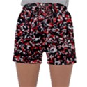 Patterntachesrougeblancnoir75 Sleepwear Shorts View1