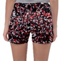 Patterntachesrougeblancnoir75 Sleepwear Shorts View2