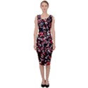 Patterntachesrougeblancnoir75 Sleeveless Pencil Dress View1