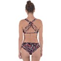 Patterntachesrougeblancnoir75 Criss Cross Bikini Set View2