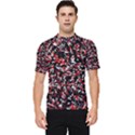 Patterntachesrougeblancnoir75 Men s Short Sleeve Rash Guard View1