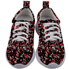 Patterntachesrougeblancnoir75 Kids Athletic Shoes