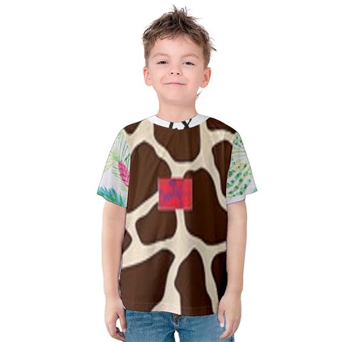 Palm Tree Kids  Cotton Tee by tracikcollection