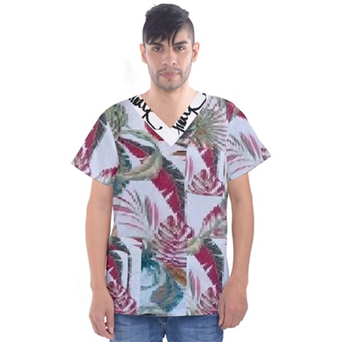 Hh F 5940 1463781439 Men s V-neck Scrub Top by tracikcollection