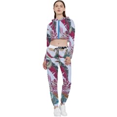 Spring/ Summer 2021 Cropped Zip Up Lounge Set