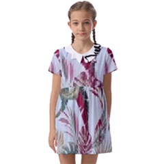 Spring/ Summer 2021 Kids  Asymmetric Collar Dress