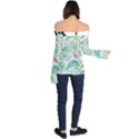  Palm Trees by Traci K Off Shoulder Long Sleeve Top View2