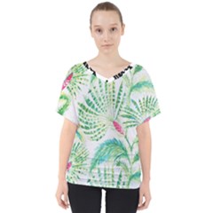  Palm Trees By Traci K V-neck Dolman Drape Top by tracikcollection