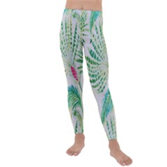  Palm Trees By Traci K Kids  Lightweight Velour Leggings by tracikcollection