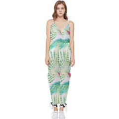  Palm Trees By Traci K Sleeveless Tie Ankle Jumpsuit