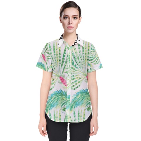  Palm Trees By Traci K Women s Short Sleeve Shirt by tracikcollection