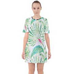  Palm Trees By Traci K Sixties Short Sleeve Mini Dress by tracikcollection