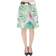  Palm Trees By Traci K Velvet High Waist Skirt by tracikcollection