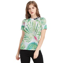  Palm Trees By Traci K Women s Short Sleeve Rash Guard