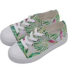  Palm Trees By Traci K Kids  Low Top Canvas Sneakers by tracikcollection