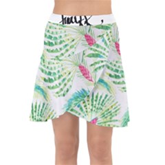  Palm Trees By Traci K Wrap Front Skirt