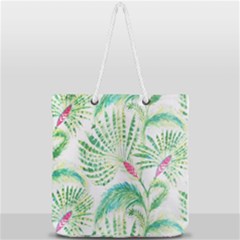  Palm Trees By Traci K Full Print Rope Handle Tote (large) by tracikcollection