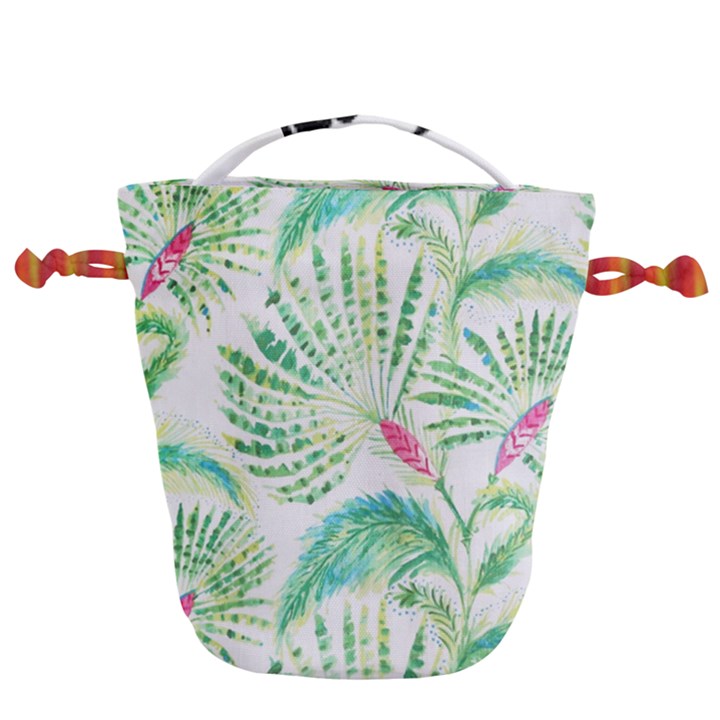  Palm Trees by Traci K Drawstring Bucket Bag