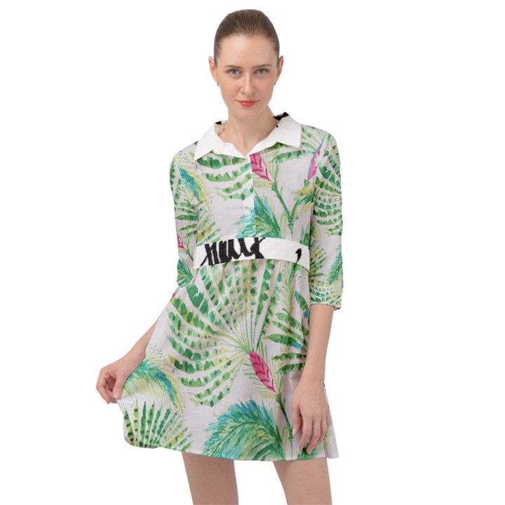  Palm Trees by Traci K Mini Skater Shirt Dress