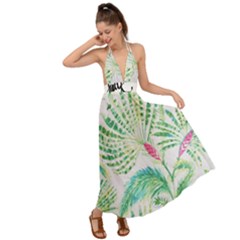  Palm Trees By Traci K Backless Maxi Beach Dress by tracikcollection