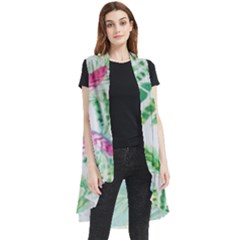  Palm Trees By Traci K Sleeveless Chiffon Waistcoat Shirt