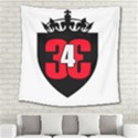 343 Logo Square Tapestry (Large) View2