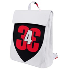 343 Logo Flap Top Backpack