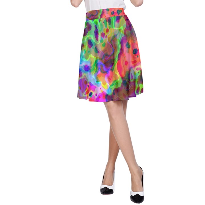 Electric A-Line Skirt