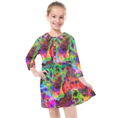 Electric Kids  Quarter Sleeve Shirt Dress by JustToWear