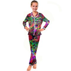 Electric Kid s Satin Long Sleeve Pajamas Set