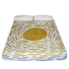 Sunshine Painting Fitted Sheet (queen Size) by goljakoff