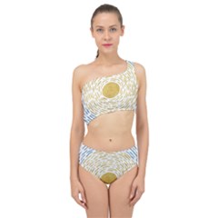 Sunshine Painting Spliced Up Two Piece Swimsuit by goljakoff