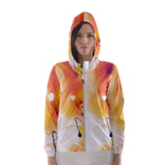 Autumn Paint Women s Hooded Windbreaker by goljakoff