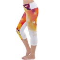 Autumn paint Capri Yoga Leggings View2