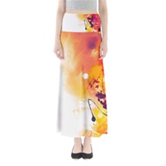 Autumn Paint Full Length Maxi Skirt by goljakoff