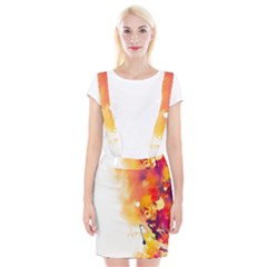 Autumn Paint Braces Suspender Skirt by goljakoff