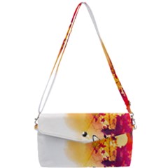 Autumn Paint Removable Strap Clutch Bag by goljakoff