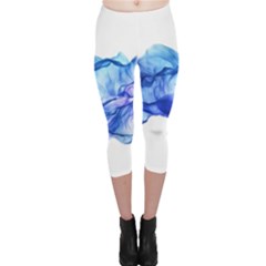 Blue Smoke Capri Leggings  by goljakoff