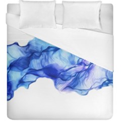 Blue Smoke Duvet Cover Double Side (king Size) by goljakoff