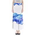 Blue smoke Full Length Maxi Skirt View1