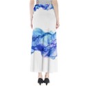 Blue smoke Full Length Maxi Skirt View2